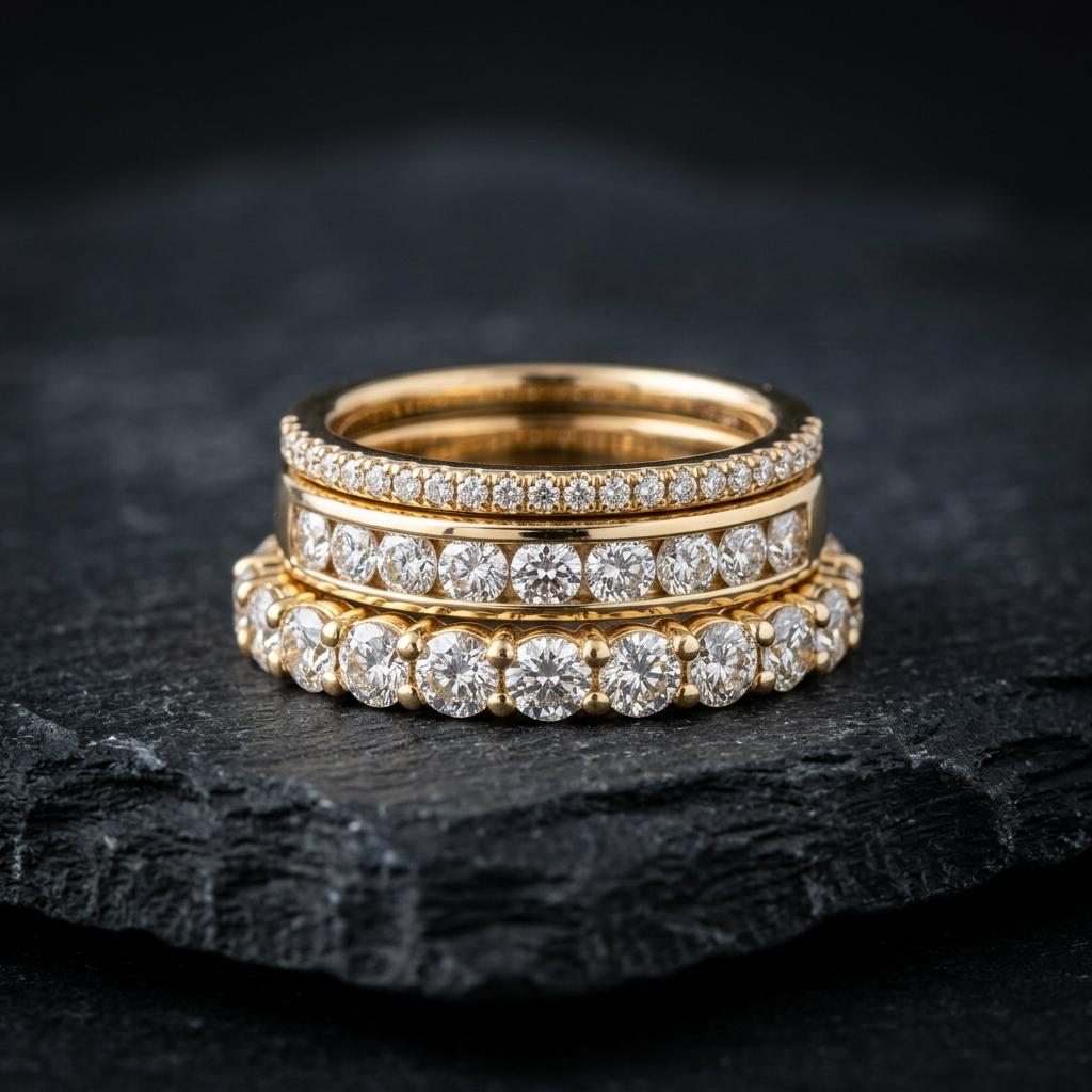 Gold earrings